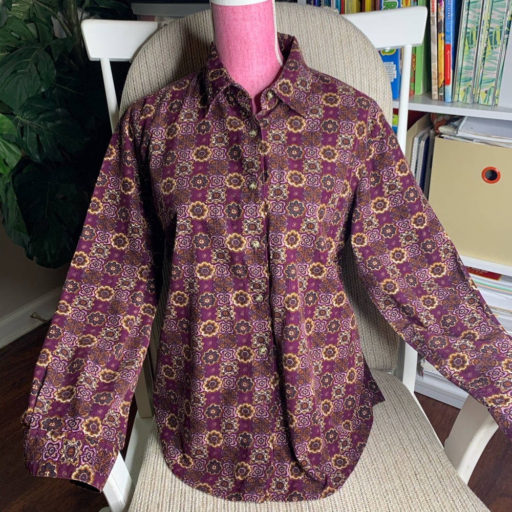 🌻FALL CLASSIC LEMON GRASS LONG SLEEVE BUTTON DWN